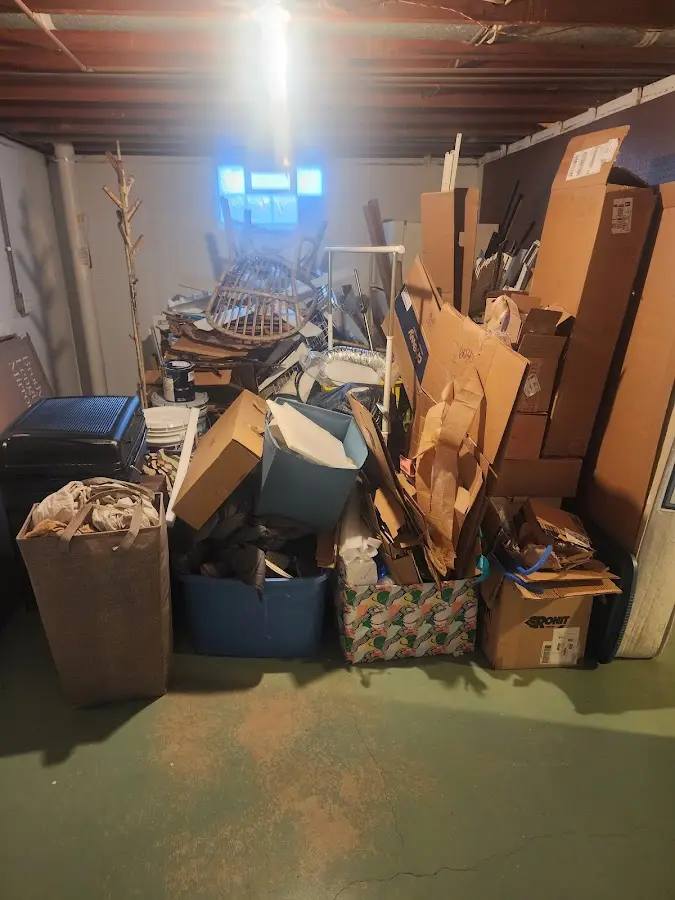 Roll-off dumpster container at job site for Construction Dumpster Rental in Carmel